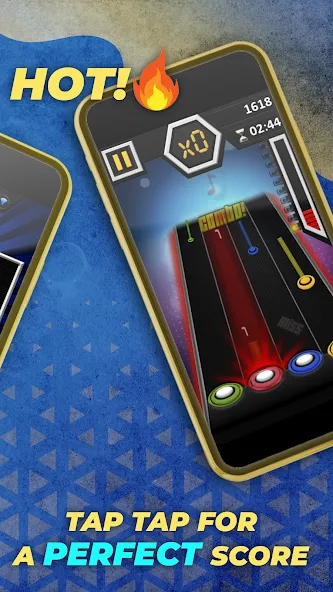 Скачать Guitar Hero Mobile: Music Game — Модификация Все песни разблокированы — скриншот 3 Скачать Guitar Hero Mobile: Music Game — Модификация Все песни разблокированы — скриншот 3