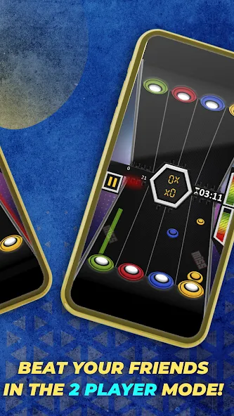 Скачать Guitar Hero Mobile: Music Game — Модификация Все песни разблокированы — скриншот 4 Скачать Guitar Hero Mobile: Music Game — Модификация Все песни разблокированы — скриншот 4