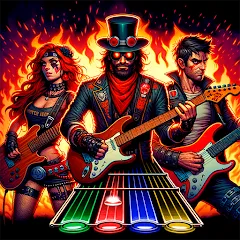 Скачать Guitar Hero Mobile: Music Game — Модификация Все песни разблокированы