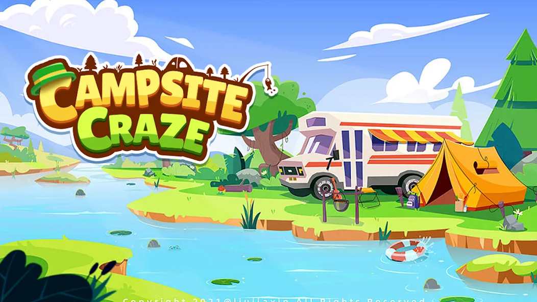Скачать Campsite Craze: Puzzle Merge на Android — Много денег — скриншот 1