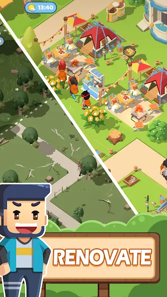 Скачать Campsite Craze: Puzzle Merge на Android — Много денег — скриншот 4