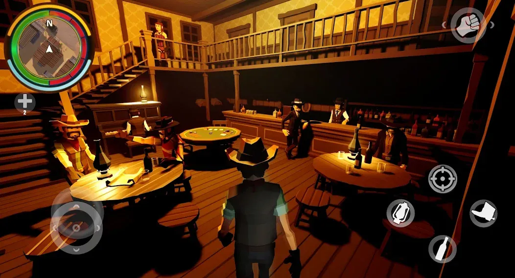 West Cowboy Western Polygon (Мод Много денег) — скриншот 2