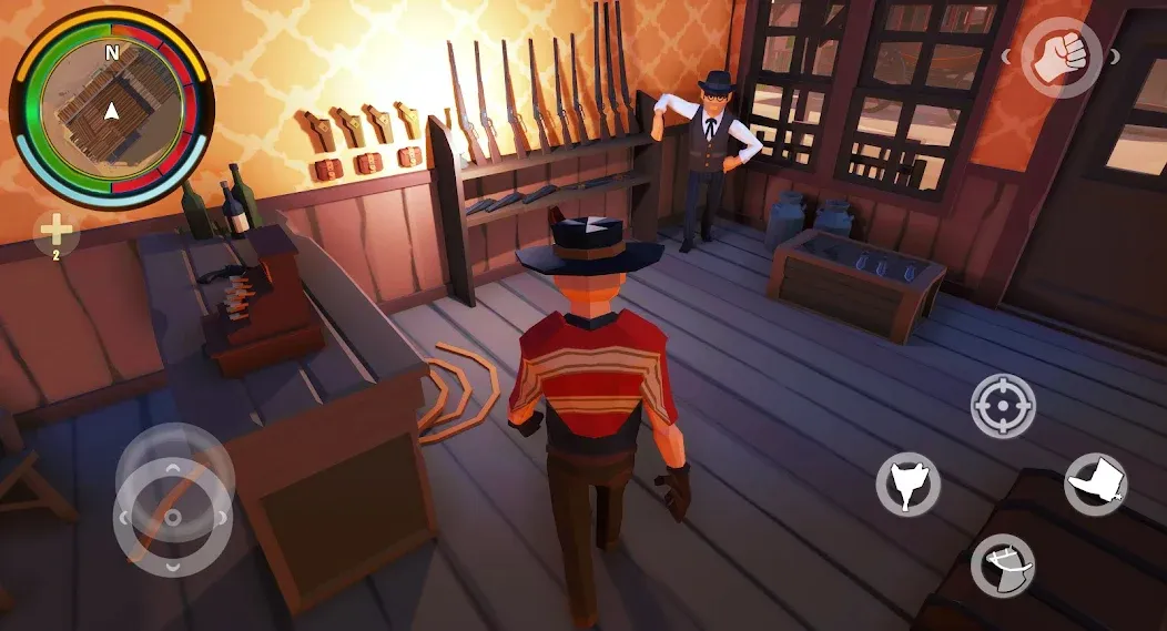 West Cowboy Western Polygon (Мод Много денег) — скриншот 3