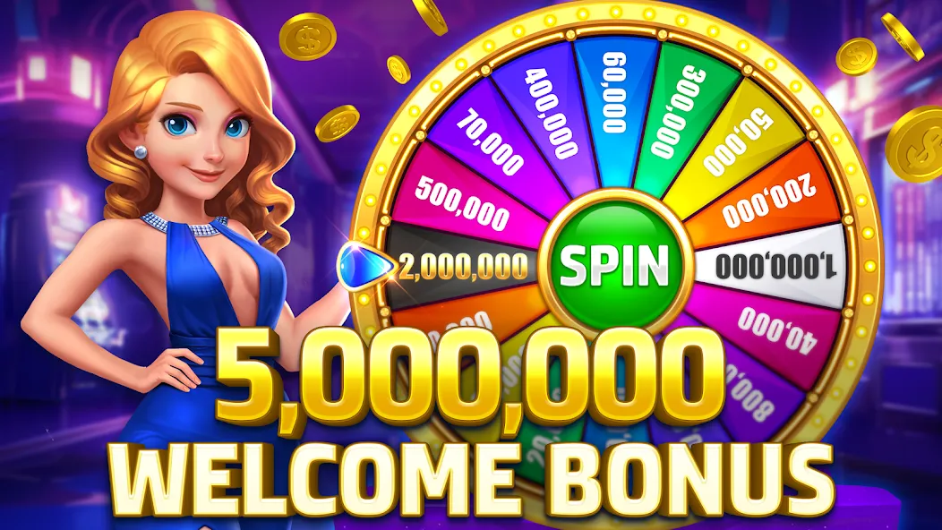 HighRoller Vegas: Casino Games MOD APK на Android — Много денег — скриншот 1 HighRoller Vegas: Casino Games MOD APK на Android — Много денег — скриншот 1