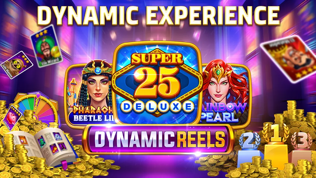 HighRoller Vegas: Casino Games MOD APK на Android — Много денег — скриншот 2 HighRoller Vegas: Casino Games MOD APK на Android — Много денег — скриншот 2