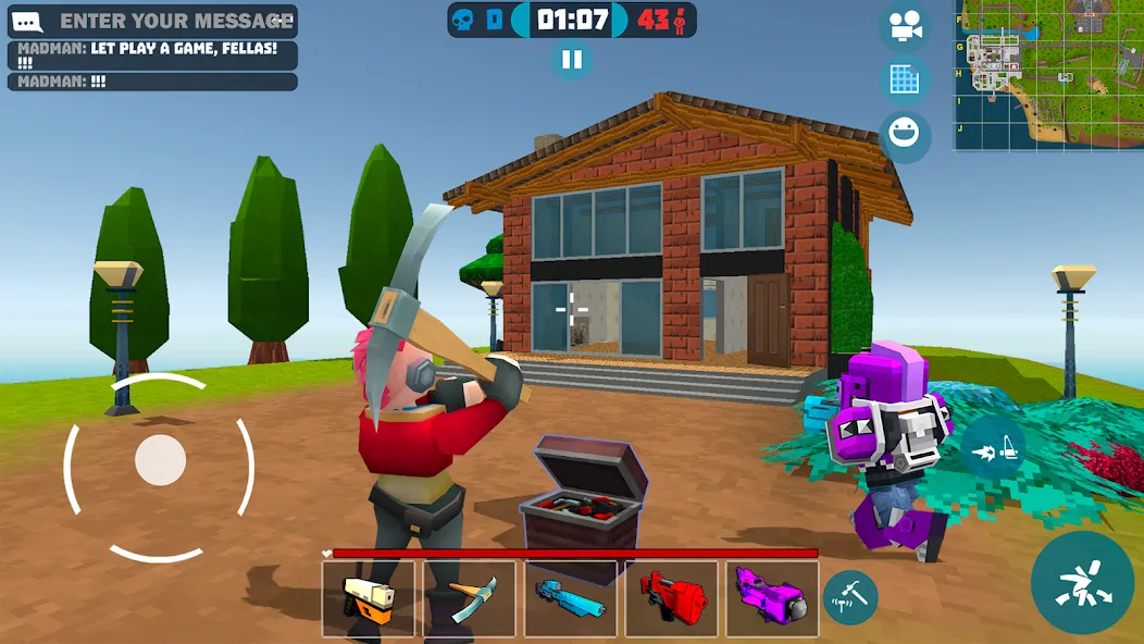 Взлом Mad GunS online shooting games — Много денег и патронов — скриншот 1