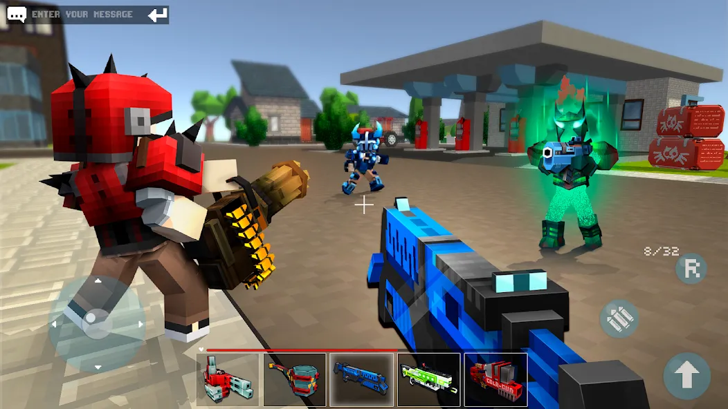 Взлом Mad GunS online shooting games — Много денег и патронов — скриншот 2