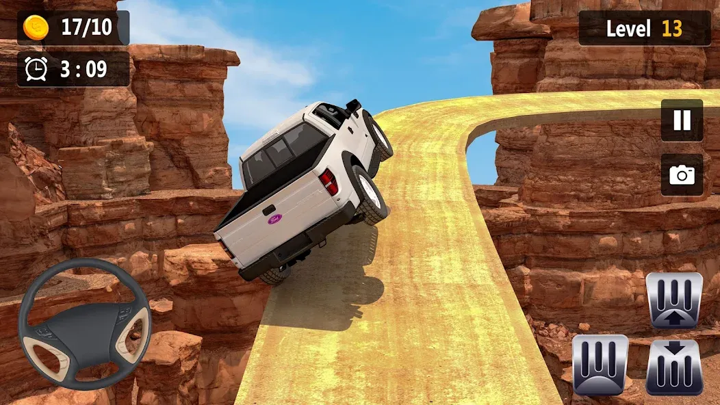 Скачать взломанную Mountain Driving: 4x4 Climb — Много денег — скриншот 2 Скачать взломанную Mountain Driving: 4x4 Climb — Много денег — скриншот 2
