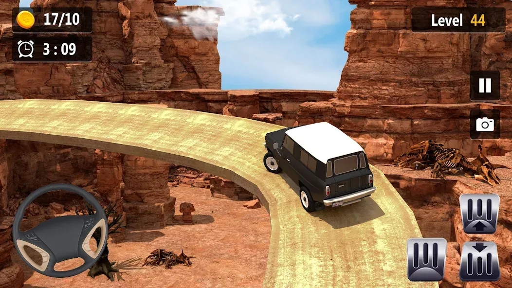 Скачать взломанную Mountain Driving: 4x4 Climb — Много денег — скриншот 5