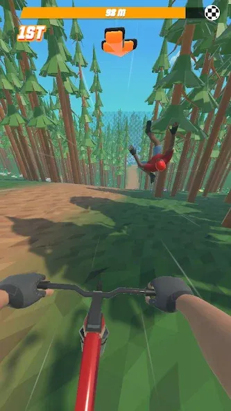 Bike Hill 3D — Много денег — скриншот 2