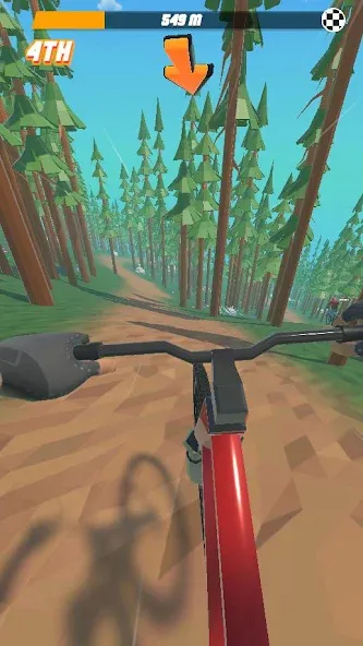 Bike Hill 3D — Много денег — скриншот 4