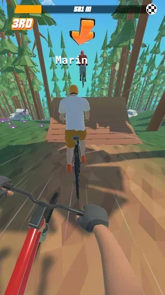 Bike Hill 3D — Много денег — скриншот 5