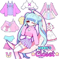 Moon's Closet dress up game — Мод: Все открыто