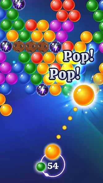 Взлом Bubble Shooter Games — Много монет и жизней — скриншот 4