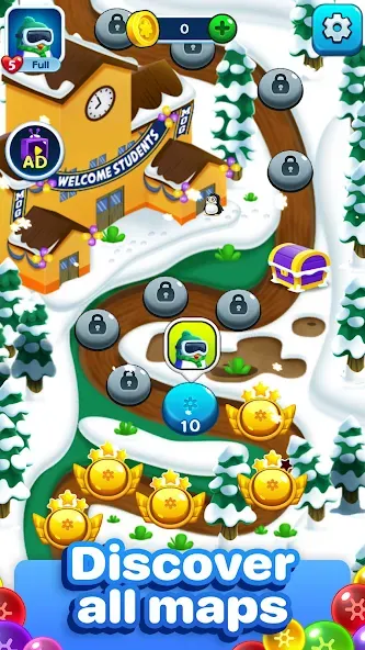 Bubble Pop Games: Shooter Cash MOD — Множество денег на Андроид — скриншот 5