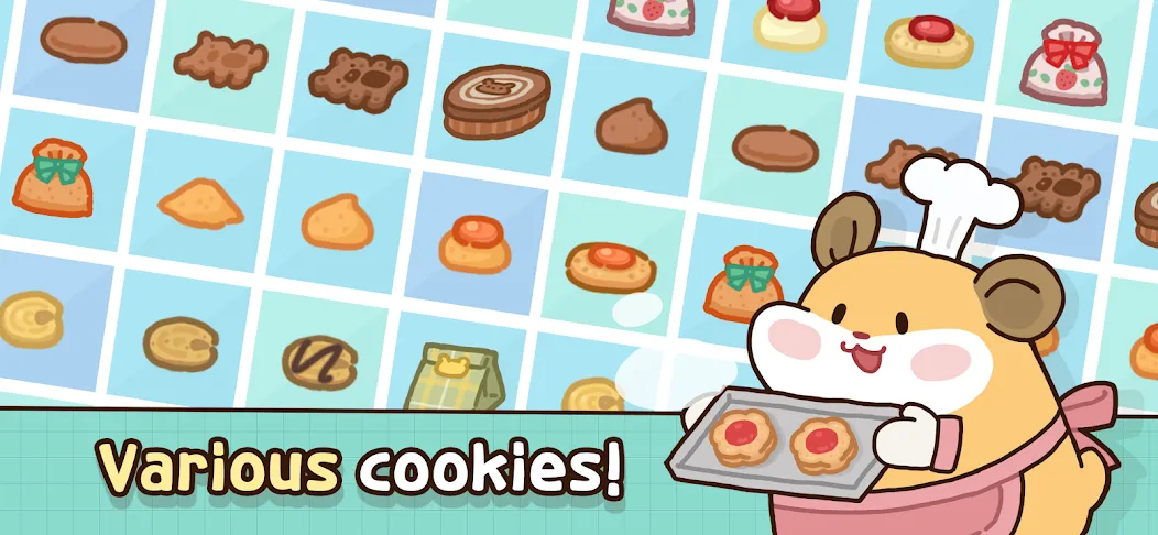 Скачать Hamster Cookie Factory (Мод: Много денег и без рекламы) на Андроид — скриншот 2