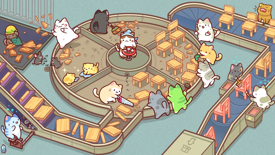 Скачать взлом Kitty Cat Tycoon на Андроид — Много денег — скриншот 3 Скачать взлом Kitty Cat Tycoon на Андроид — Много денег — скриншот 3