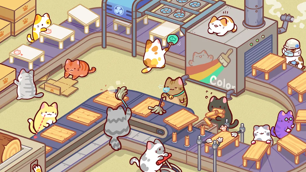 Скачать взлом Kitty Cat Tycoon на Андроид — Много денег — скриншот 4 Скачать взлом Kitty Cat Tycoon на Андроид — Много денег — скриншот 4