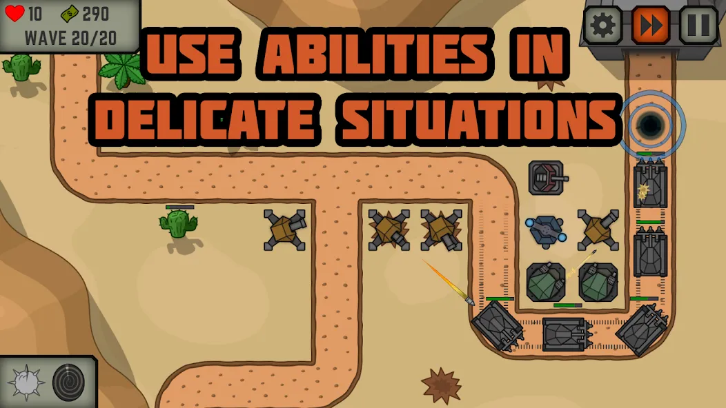 Взломанная Tactical War: Tower Defense на Андроид — Много денег и кристаллов — скриншот 2 Взломанная Tactical War: Tower Defense на Андроид — Много денег и кристаллов — скриншот 2