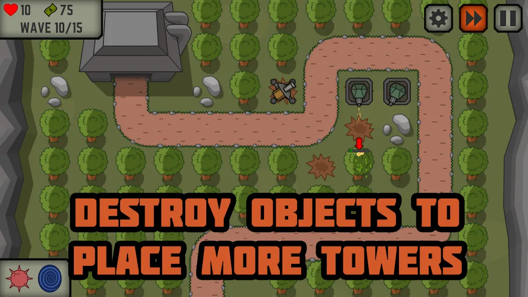 Взломанная Tactical War: Tower Defense на Андроид — Много денег и кристаллов — скриншот 4 Взломанная Tactical War: Tower Defense на Андроид — Много денег и кристаллов — скриншот 4