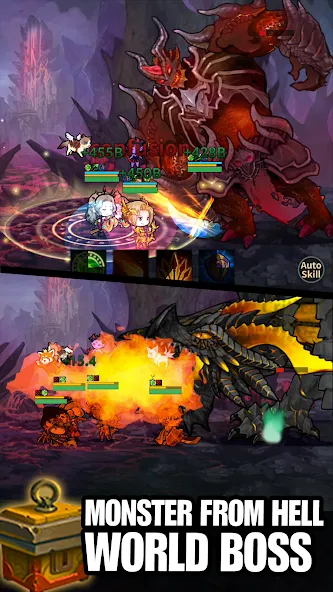 Взломанная Infinity Heroes : Idle RPG на Андроид — Много денег и кристаллов — скриншот 3 Взломанная Infinity Heroes : Idle RPG на Андроид — Много денег и кристаллов — скриншот 3