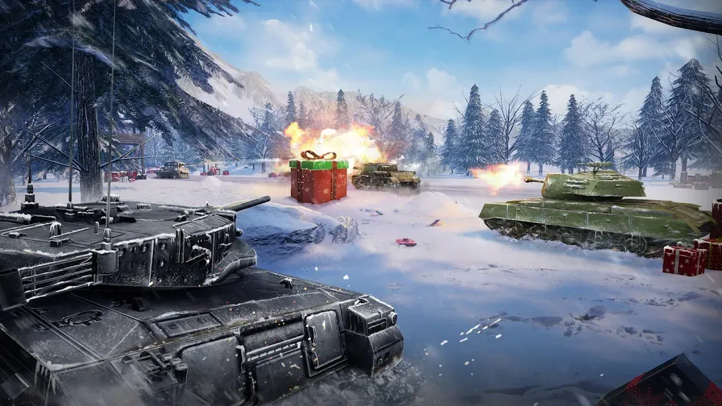 Взломанная Furious Tank: War of Worlds на Андроид — Много денег — скриншот 2