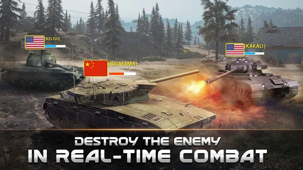 Взломанная Furious Tank: War of Worlds на Андроид — Много денег — скриншот 5