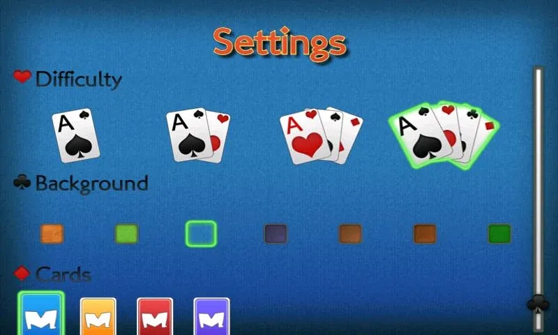 Скачать Spider Solitaire — Модификация Все темы открыты и без рекламы — скриншот 4
