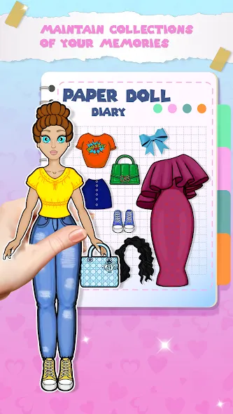 Скачать Paper Doll Dress up Games на Android — Все открыто — скриншот 2