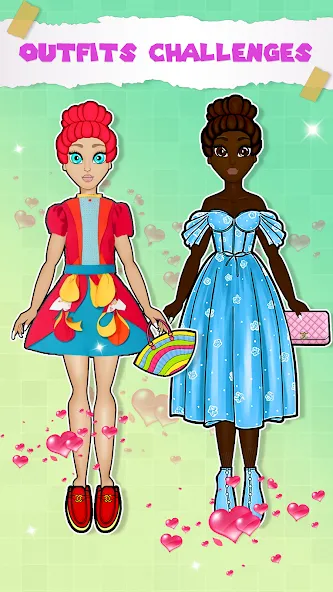 Скачать Paper Doll Dress up Games на Android — Все открыто — скриншот 3