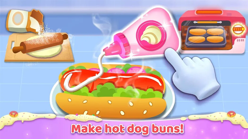Скачать Little Panda: Sweet Bakery на телефон — Все открыто — скриншот 4