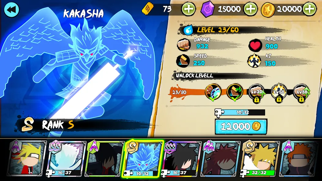 Скачать Stick Ninja Fight (Мод: Много денег) на Андроид — скриншот 4