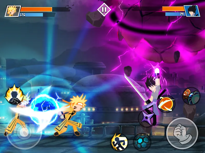 Скачать Stick Ninja Fight (Мод: Много денег) на Андроид — скриншот 5