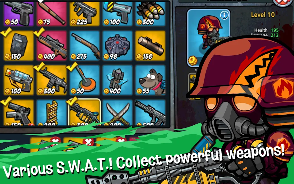 SWAT and Zombies Season 2 MOD APK на Android — Много денег — скриншот 2