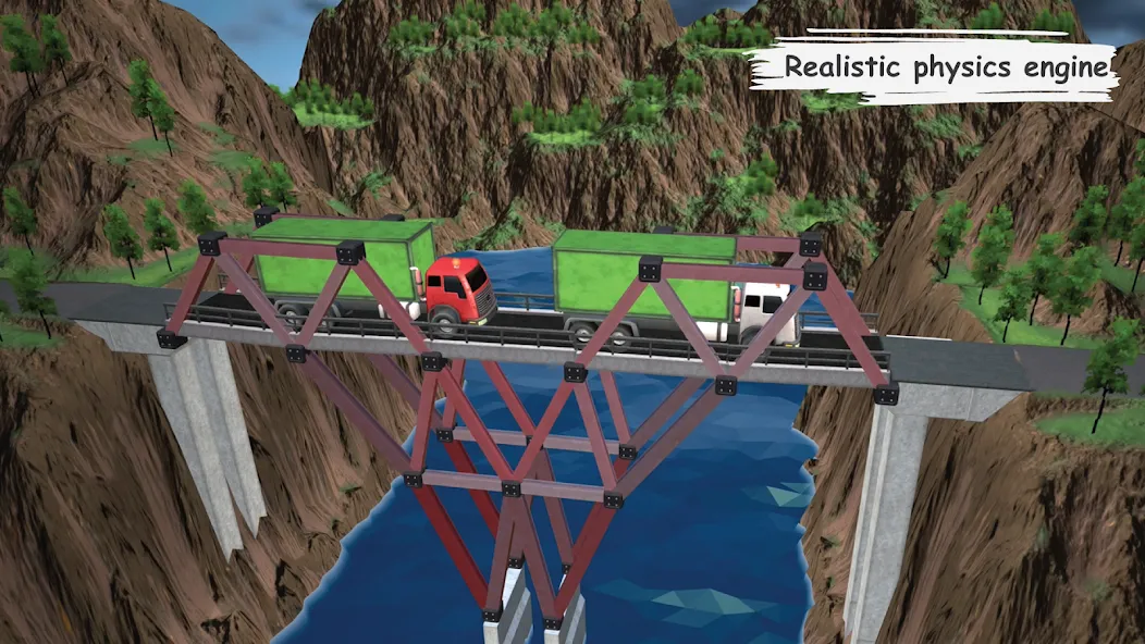 Скачать взлом Bridgezz: Bridge Construction на Андроид — Много денег и всё открыто — скриншот 4 Скачать взлом Bridgezz: Bridge Construction на Андроид — Много денег и всё открыто — скриншот 4
