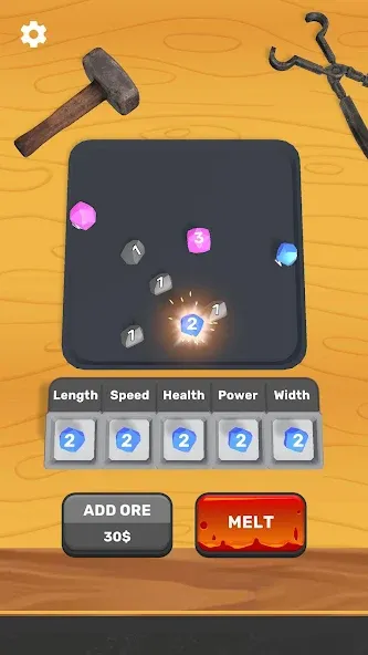Sword Melter на Андроид — Мод Много денег — скриншот 2 Sword Melter на Андроид — Мод Много денег — скриншот 2