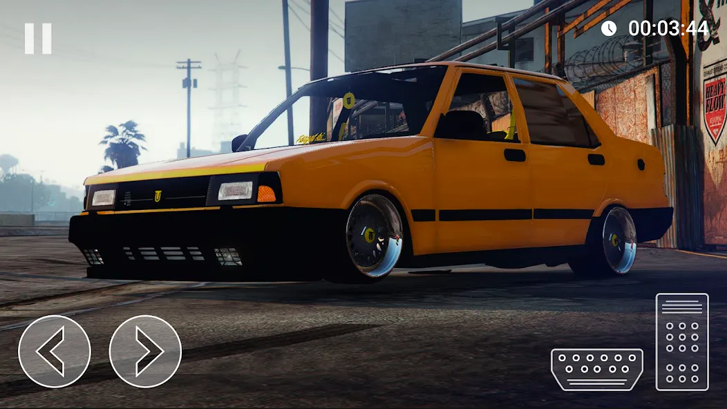 Скачать Advanced Parking Tofas Car Sim (Мод: Много денег) на Андроид — скриншот 1