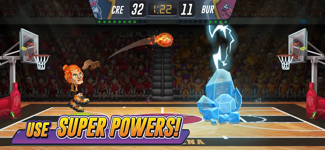 Basketball Arena: Online Game Mod APK Много денег — Скачать на Андроид — скриншот 2