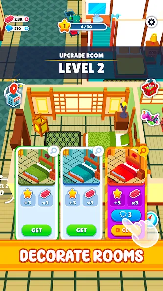 My Perfect Hotel MOD — Много денег и без рекламы на Андроид — скриншот 3