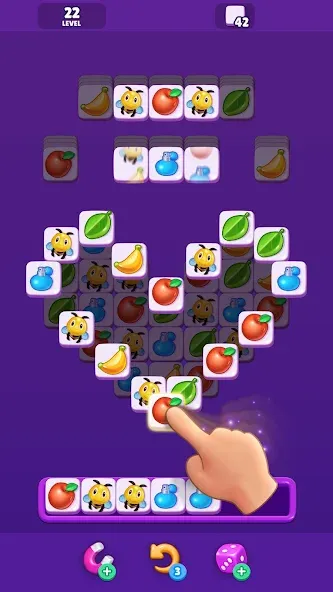 Tile Match - Matching Game (Мод Много денег и без рекламы) — скриншот 1