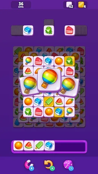Tile Match - Matching Game (Мод Много денег и без рекламы) — скриншот 3