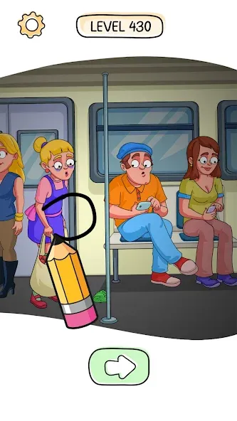 Draw Puzzle: Tricky Brain Test Mod APK Много денег и подсказки — Скачать на Андроид — скриншот 1