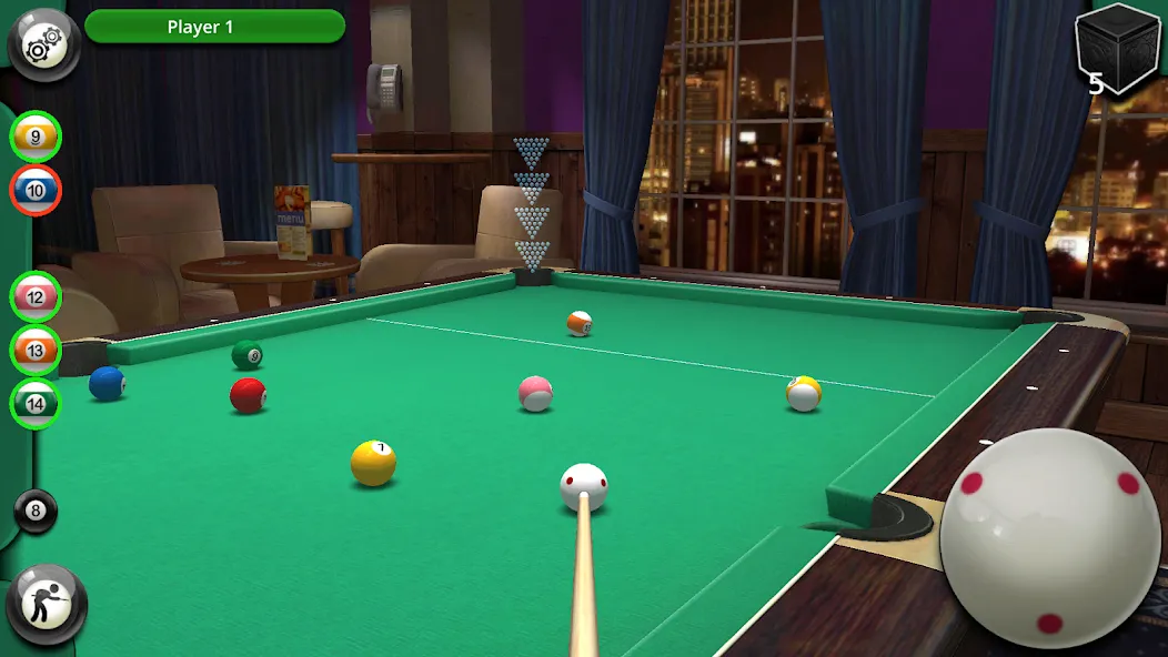 Скачать Tournament Pool (Мод: Много денег) на Андроид — скриншот 1