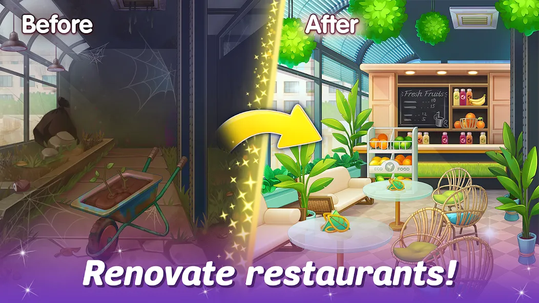 Скачать Cooking Live - restaurant game (Мод: Много денег) на Андроид — скриншот 2 Скачать Cooking Live - restaurant game (Мод: Много денег) на Андроид — скриншот 2
