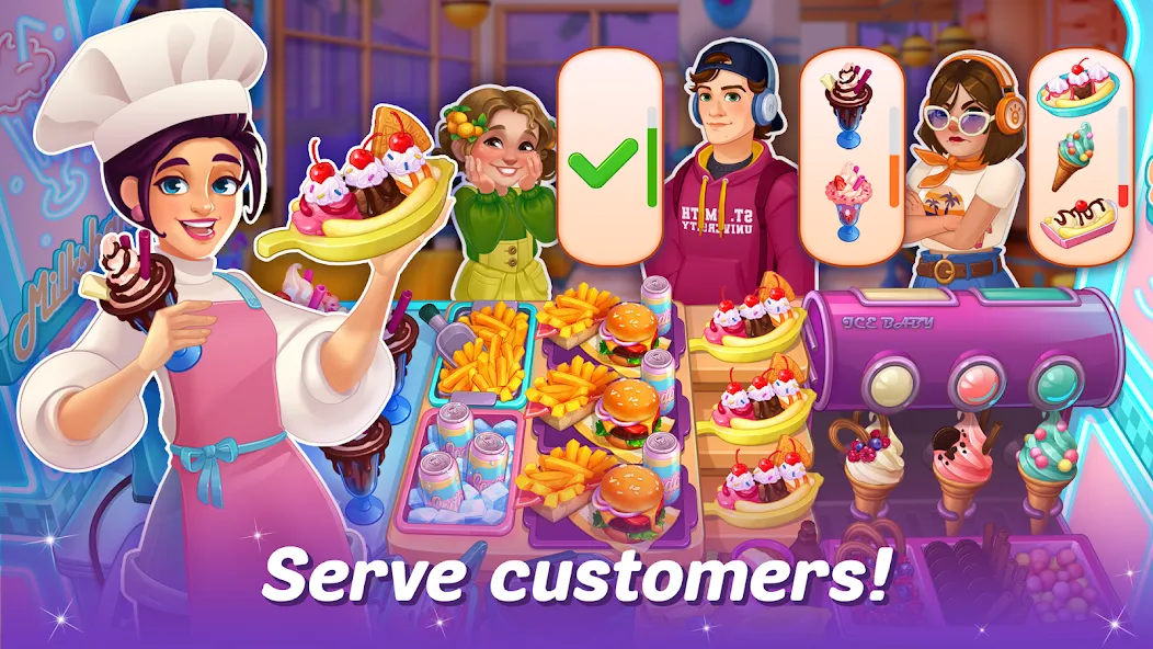 Скачать Cooking Live - restaurant game (Мод: Много денег) на Андроид — скриншот 3 Скачать Cooking Live - restaurant game (Мод: Много денег) на Андроид — скриншот 3