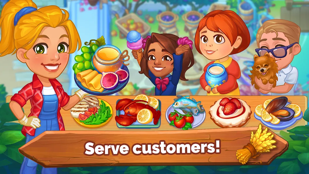 Farming Fever - Cooking game MOD APK — Много денег — скриншот 1 Farming Fever - Cooking game MOD APK — Много денег — скриншот 1