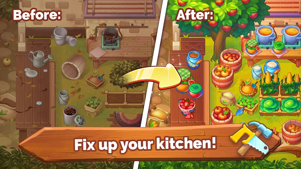 Farming Fever - Cooking game MOD APK — Много денег — скриншот 2 Farming Fever - Cooking game MOD APK — Много денег — скриншот 2