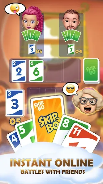 Skip-Bo MOD APK — Много денег — скриншот 2