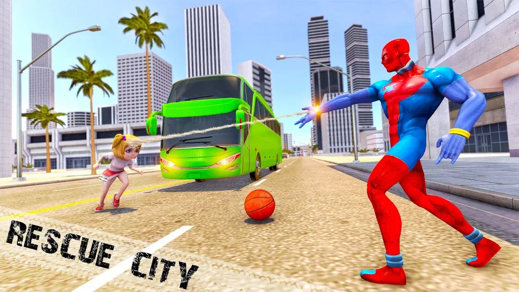 Flying Superhero Robot Games на Андроид — Много денег — скриншот 5