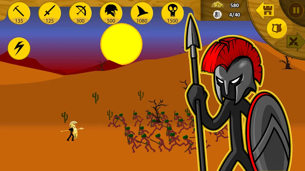 Скачать Stick War: Legacy на Андроид — Много денег и кристаллов — скриншот 1